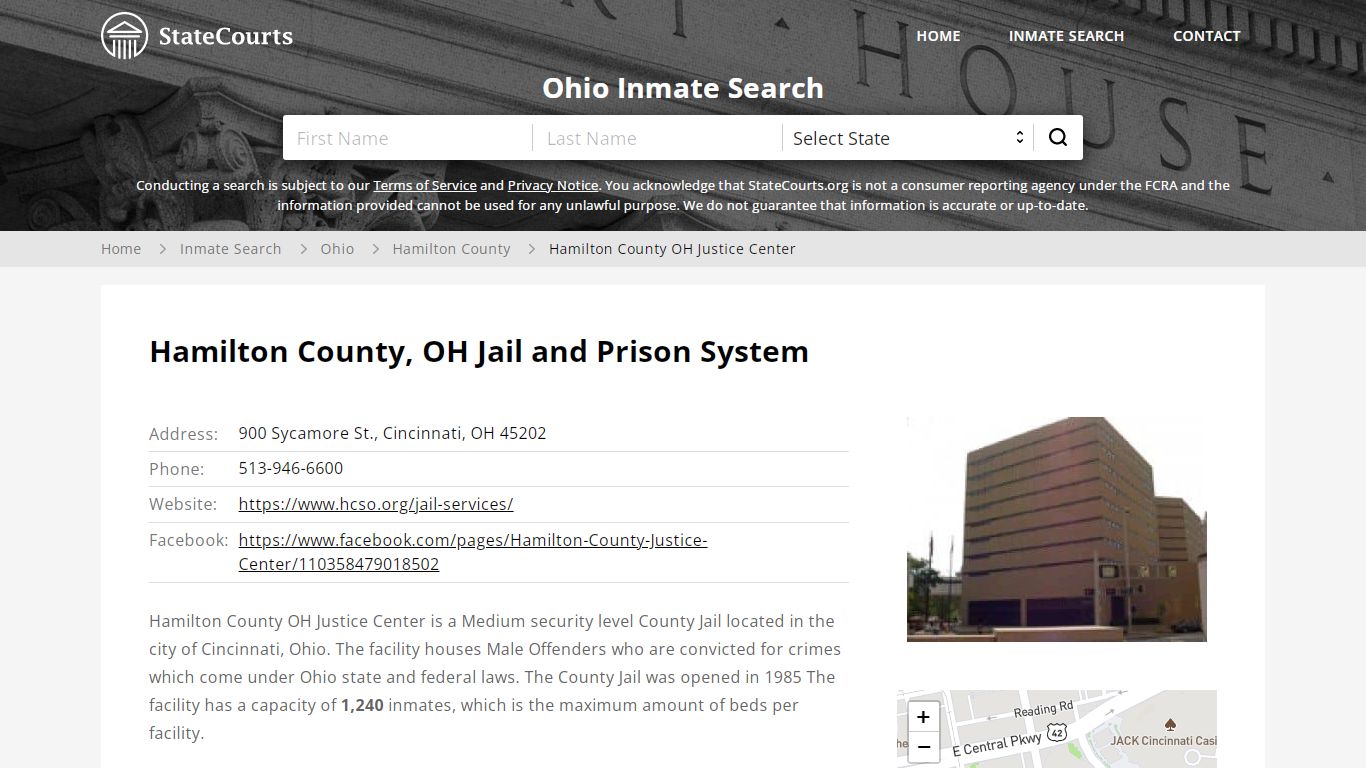 Hamilton County OH Justice Center Inmate Records Search ...