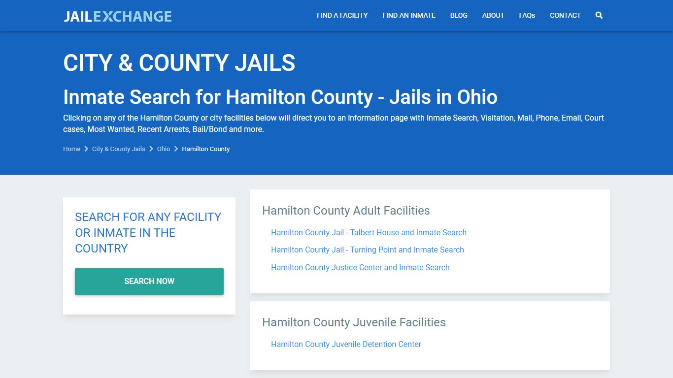 Hamilton County Jail Inmates | Arrests | Mugshots | OH