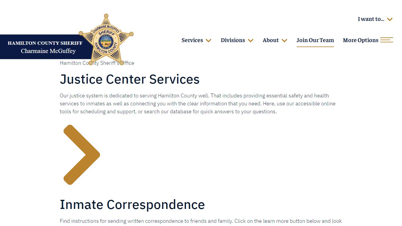 Jail Services - Hamilton County Sheriffs Office